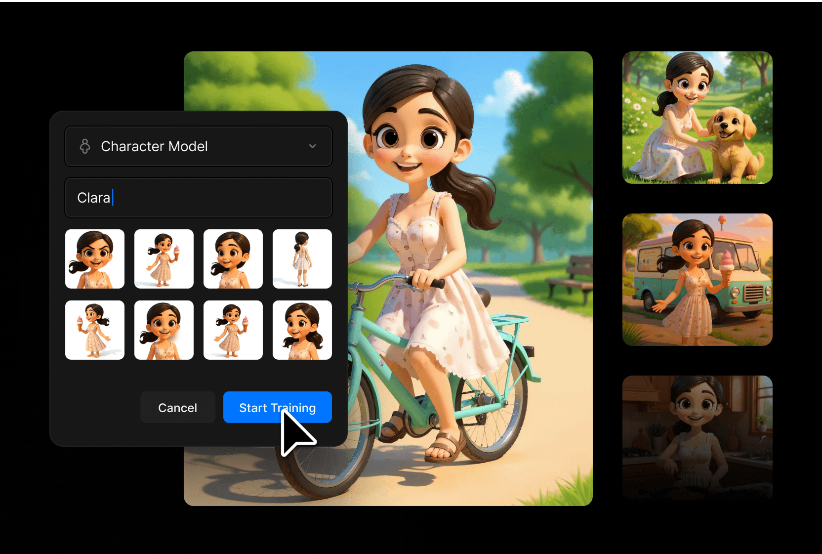 캐릭터 및 스타일 일관성 유지