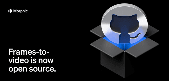 Morphic's frames-to-video, with up to 5 frames and time control, is now open-source